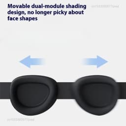 Dreamlight 3D Travel Eye Mask Sleep Blackout 3D Stereoscopic Aid Portable Adjustable Concave Molded Night Break Eye Mask