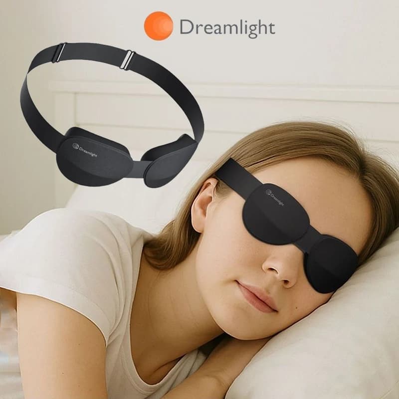Dreamlight 3D Travel Eye Mask Sleep Blackout 3D Stereoscopic Aid Portable Adjustable Concave Molded Night Break Eye Mask