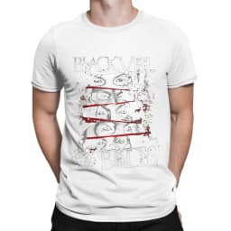 BLACK VEIL BRIDES BAND LOGO Funny 100% Cotton T-Shirt BLACK VEIL BRIDES Tops Tees For Men