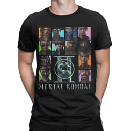 Men Women Mortal Kombat 2 MKII Game T Shirt Cotton Clothing Fashion Short Sleeve Crewneck Tee Shirt Birthday Gift T-Shirts