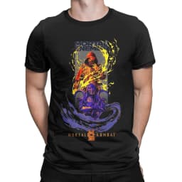 Men Women Mortal Kombat 2 MKII Game T Shirt Cotton Clothing Fashion Short Sleeve Crewneck Tee Shirt Birthday Gift T-Shirts