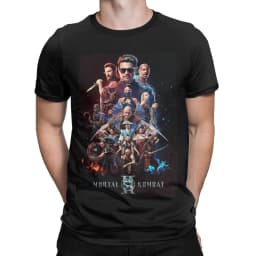 Men Women Mortal Kombat 2 MKII Game T Shirt Cotton Clothing Fashion Short Sleeve Crewneck Tee Shirt Birthday Gift T-Shirts