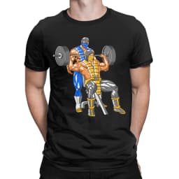 Men Women Mortal Kombat 2 MKII Game T Shirt Cotton Clothing Fashion Short Sleeve Crewneck Tee Shirt Birthday Gift T-Shirts