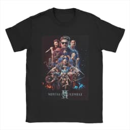 Men Women Mortal Kombat 2 MKII Game T Shirt Cotton Clothing Fashion Short Sleeve Crewneck Tee Shirt Birthday Gift T-Shirts