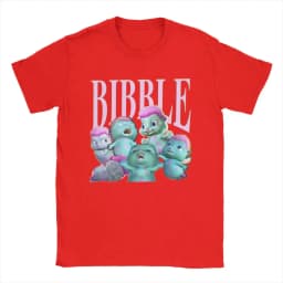 Vintage Bibble Collage T-Shirts for Men Crew Neck WomenT Shirts Short Sleeve Tees Summer Tops