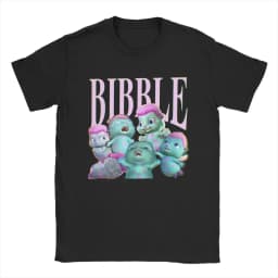Vintage Bibble Collage T-Shirts for Men Crew Neck WomenT Shirts Short Sleeve Tees Summer Tops