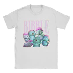 Vintage Bibble Collage T-Shirts for Men Crew Neck WomenT Shirts Short Sleeve Tees Summer Tops