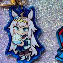 Umamusume 2.5" Acrylic Charms Keychain Collectible Anime Pendants for Bags And Laptops