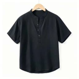 Men's Short Sleeve T-shirt Cotton and Linen Casual Men T-shirts Solid Color Summer Shirt Male Cozy Breathable