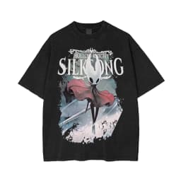 Hollow Knight Silksong Unisex Washed T-Shirt Streetwear Oversized Men Women Short Sleeve Casual Cotton Soft Female Male Lothing