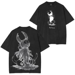 Hollow Knight Silksong Unisex Washed T-Shirt Streetwear Oversized Men Women Short Sleeve Casual Cotton Soft Female Male Lothing