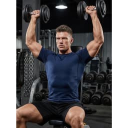 New Men's Fitted Gym T-Shirt, Breathable, Sweat-Wicking, and Quick-Drying, Suitable for Gyms, Basketball, Running, and Cycling