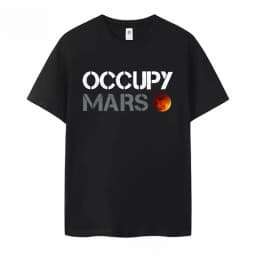 Musk T-shirt SPACE X Short Sleeve Top Men's Space Exploration Mars Rocket Starship Launch Powerful Engine Summer T Shirt