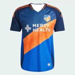FC Cincinnati Away Jersey 2026 Men's Soccer Shirt Mercy Health Sponsor MLS Football Jerseys Fan Version White Orange Family Kids
