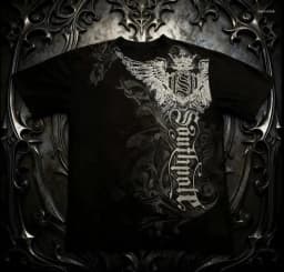 Summer Classic Y2K Gothic Style T-shirt Print Oversized T Shirt High Street Shirts Round Neck Cotton Tops Mens Women T Shirt Tee