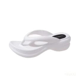 Summer Fashion New Thick Soled Slippers Flip Flops Beach Anti Slip Outer Wear Fashionable Sponge Cake Clip on Slippers 2026
