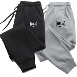 New Printed Pants Autumn EVERLAST Men/Women Running Pants Joggers Sweatpant Sport Casual Trousers Fitness Gym Breathable Pants