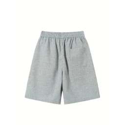 4 Colors Available Men's Solid Color Drawstring Shorts Black Navy Grey Loose Casual Sports Shorts mens shorts shorts men