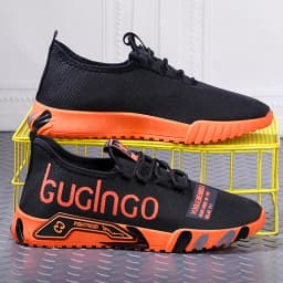 2025 Men's Vulcanize Shoes Breathable Lightweight Sneakers Outdoor Mesh Black Shoes Athletic Jogging Tenis Walking Shoes Man