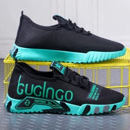 2025 Men's Vulcanize Shoes Breathable Lightweight Sneakers Outdoor Mesh Black Shoes Athletic Jogging Tenis Walking Shoes Man