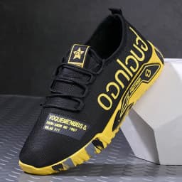 2025 Men's Vulcanize Shoes Breathable Lightweight Sneakers Outdoor Mesh Black Shoes Athletic Jogging Tenis Walking Shoes Man