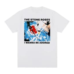 The Stone Roses Band London '89 Gift T-shirt Music Rock Oversized Streetwear T-shirt Cotton Shirt Men's Clothing Women's T Shirt