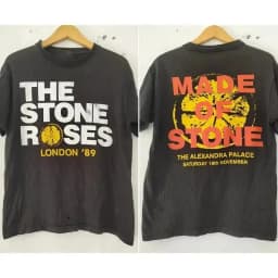 The Stone Roses Band London '89 Gift T-shirt Music Rock Oversized Streetwear T-shirt Cotton Shirt Men's Clothing Women's T Shirt