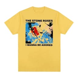 The Stone Roses Band London '89 Gift T-shirt Music Rock Oversized Streetwear T-shirt Cotton Shirt Men's Clothing Women's T Shirt