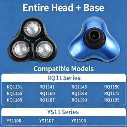 RQ11 Replacement Head for Shaver Model RQ1150 RQ1131 RQ1141 RQ1145 RQ1151 RQ1155 RQ1160 RQ1160X RQ1170 RQ1180 in Razor Blade New