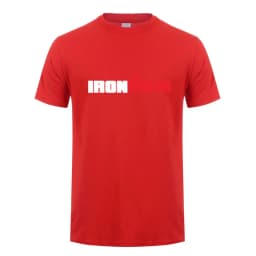 Funny Ironmom T Shirt Cotton Triathlon Women Mother Fitness Bike Swim Triathlete Female Sports Cycling Tops OT-132