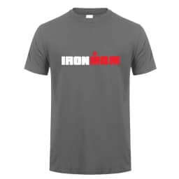 Funny Ironmom T Shirt Cotton Triathlon Women Mother Fitness Bike Swim Triathlete Female Sports Cycling Tops OT-132