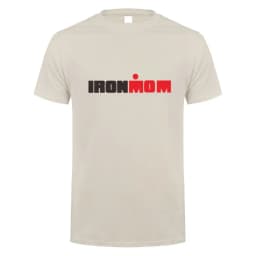 Funny Ironmom T Shirt Cotton Triathlon Women Mother Fitness Bike Swim Triathlete Female Sports Cycling Tops OT-132