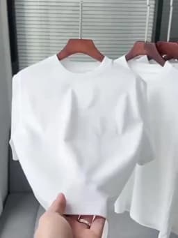 2026 Summer Men's Pure Cotton T-shirt Soft and Comfortable Absorbs Sweat Casual and Fashionable Streetwear for Men