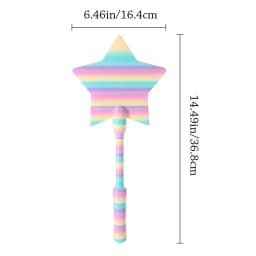 3D Printed Star Wand Tap To Pay Star Magic Wand Credit Card Holder Tap-to-Pay Credit Card Portable Wand Credit Card Payment Wand