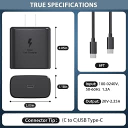 Original Samsung 45W/25W US Charger Fast Charging Type C PD Cargador Galaxy S26 S25 Ultra 24 Plus S23 S22 A56 Tab S11 For iPhone