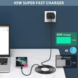 Original Samsung 45W/25W US Charger Fast Charging Type C PD Cargador Galaxy S26 S25 Ultra 24 Plus S23 S22 A56 Tab S11 For iPhone