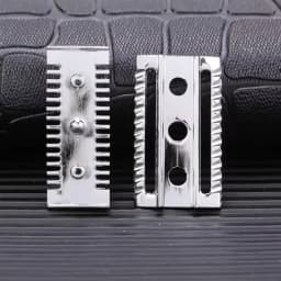 2026 New Arrival! YAQI Top Aggressive Chrome Color Men's Double-Edged Slant Safety Razor Head