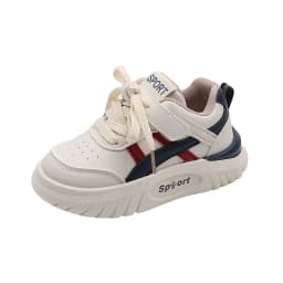 Children's White Casual Sneakers Toddler Boys Girls Hook Loop Soft Sole School Shoes for Daily Outdoor Sports Wear 2026 Hot Sale