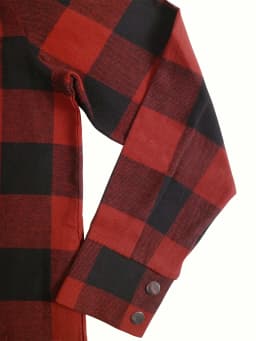 Women's Plaid Shirt Jacket, Long Sleeve Button Front Blouse, Casual Fashion for All Seasons, Ladies' Stylish Outerwear