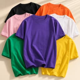 Men Women 16 Colors O Neck Cotton T Shirt Summer Lightweight Breathable Short Sleeve Solid Color Casual Loose Korean Style Tops