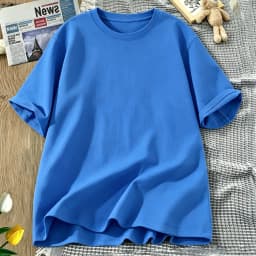 Korean Style Solid Color Cotton Women's T-Shirts Breathable T Shirt O-Neck Summer Short Sleeves Loose Y2K Vacation Clothing