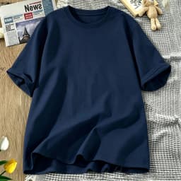 Korean Style Solid Color Cotton Women's T-Shirts Breathable T Shirt O-Neck Summer Short Sleeves Loose Y2K Vacation Clothing
