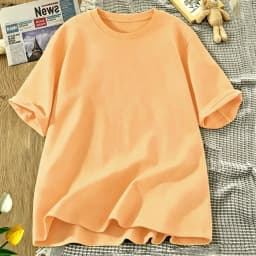 Korean Style Solid Color Cotton Women's T-Shirts Breathable T Shirt O-Neck Summer Short Sleeves Loose Y2K Vacation Clothing