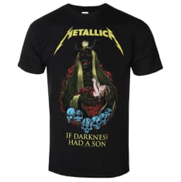Metallica - Inamorata Pattern Print T-Shirt - Street Casual T-Shirt for Heavy Metal Band - Suitable for Men and Women