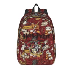 H-HP-P Harrys potters magic Backpack for Men Women Cool Student Hiking Travel Daypack College Shoulder Bag with Pocket