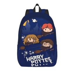 H-HP-P Harrys potters magic Backpack for Men Women Cool Student Hiking Travel Daypack College Shoulder Bag with Pocket