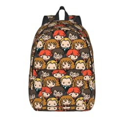 H-HP-P Harrys potters magic Backpack for Men Women Cool Student Hiking Travel Daypack College Shoulder Bag with Pocket