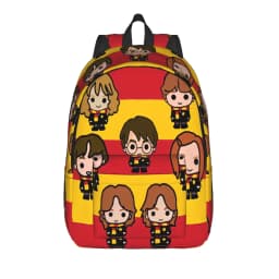 H-HP-P Harrys potters magic Backpack for Men Women Cool Student Hiking Travel Daypack College Shoulder Bag with Pocket