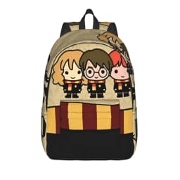 H-HP-P Harrys potters magic Backpack for Men Women Cool Student Hiking Travel Daypack College Shoulder Bag with Pocket