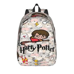 H-HP-P Harrys potters magic Backpack for Men Women Cool Student Hiking Travel Daypack College Shoulder Bag with Pocket
